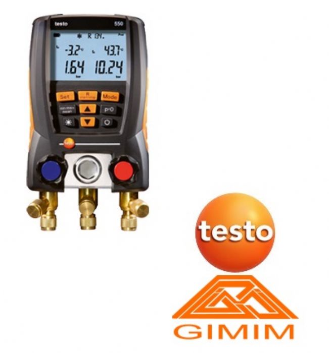 MANIFOLD PARA REFRIGERACIÓN TESTO 550